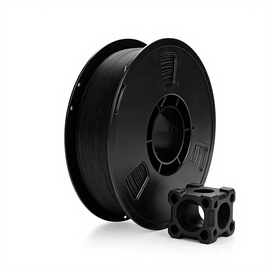 Tough PETG CF Filament 1KG 1.75mm Carbon Fiber-Infused Extreme Wear Resistance Reliable Printing 220-260C for FDM 3D Printers