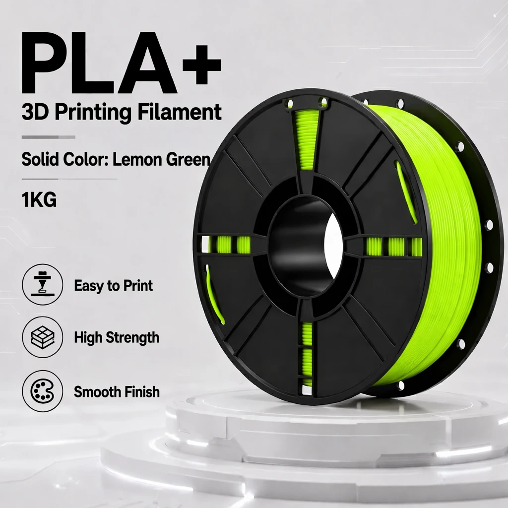 Filament PLA+ · Zielony · 1.75mm · 1kg