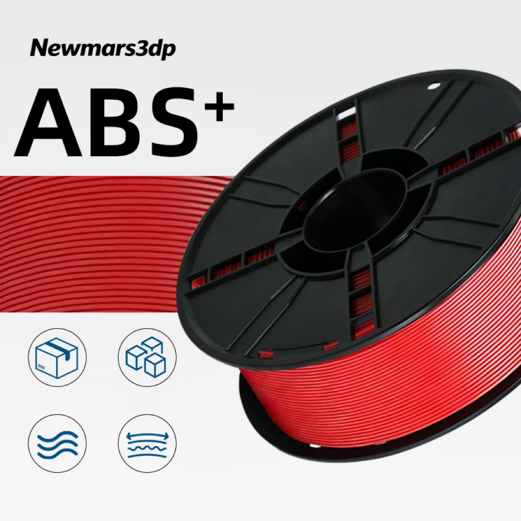 필라멘트 ABS+ · 빨강 · 1.75mm · 1kg